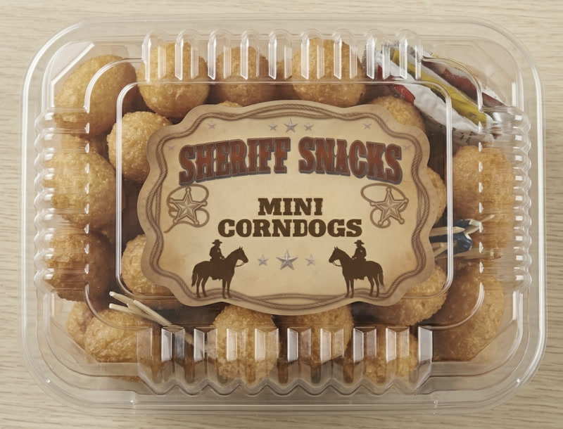 Mini Corndogs Sheriff Snacks